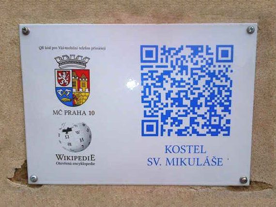 QR kód pro kostel Sv. Mikuláše